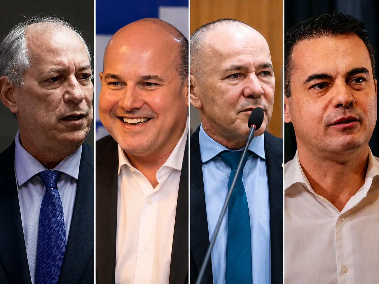 Ciro Gomes, Roberto Cláudio, Alcides Fernandes e Capitão Wagner