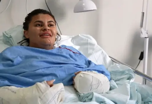 Ana Clara, vítima de tentativa de feminicídio