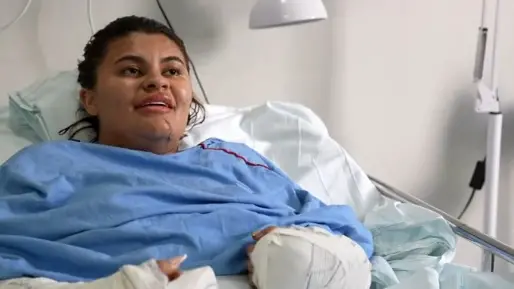 Ana Clara, vítima de tentativa de feminicídio