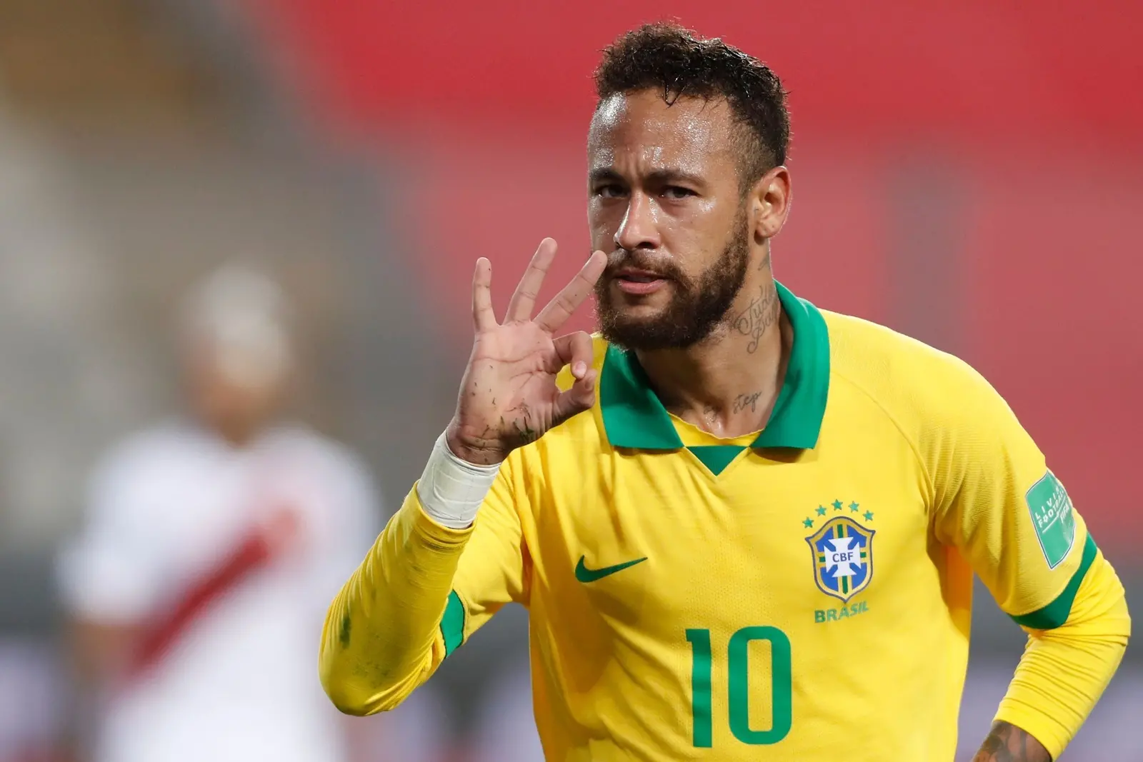 Neymar em ação pela Seleção Brasileira