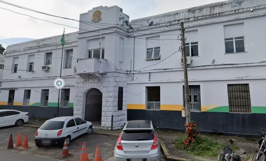 Fachada do prédio do antigo Batalhão de Choque da PM.