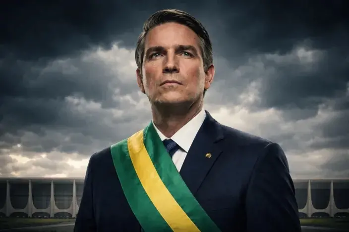 Foto de divulgação do filme Dark Horse, de Jair Bolsonaro.