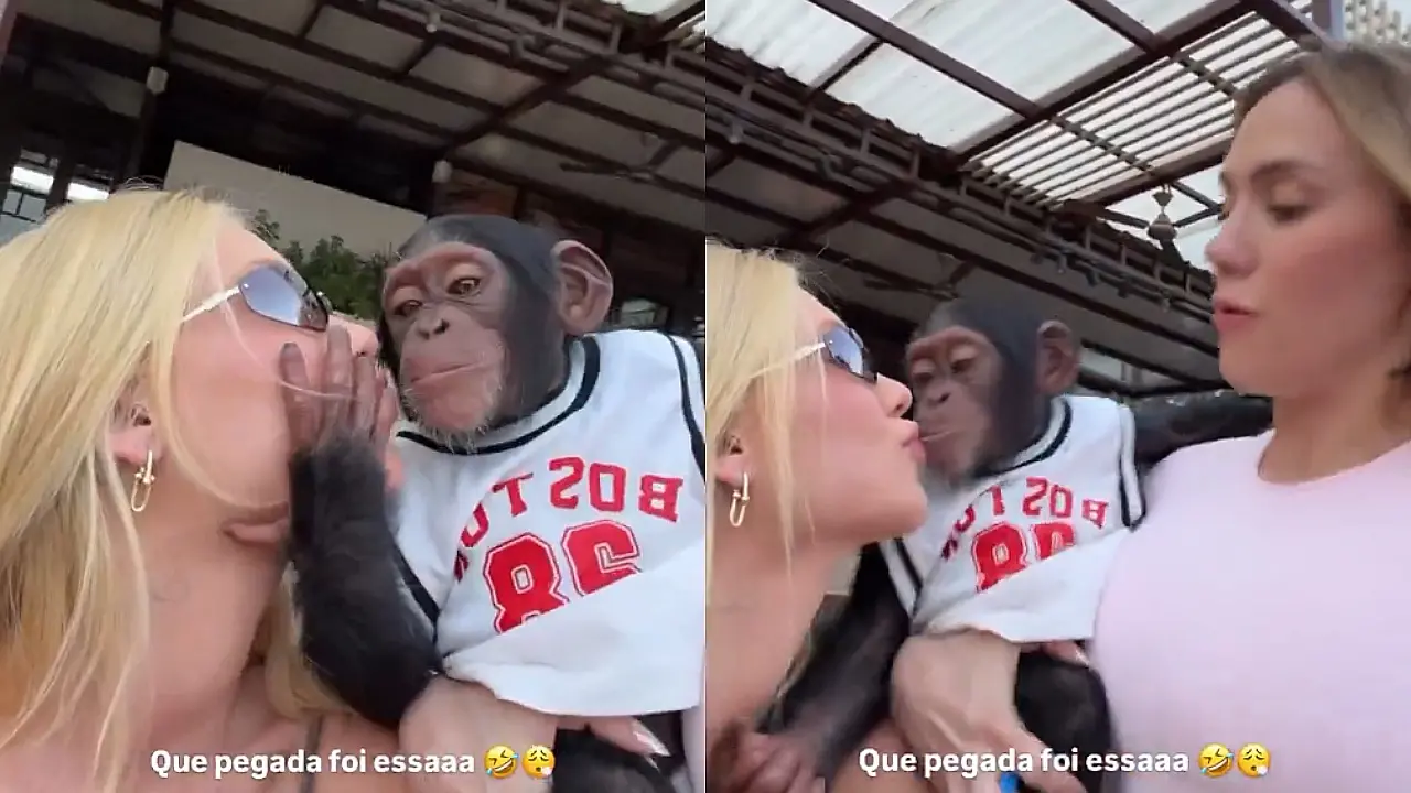 Beijo de macaco em Virginia ganhou ataques racistas.