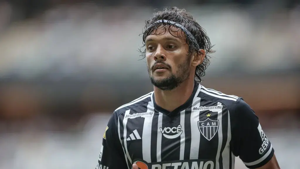 Gustavo Scarpa em ação pelo Atlético-MG