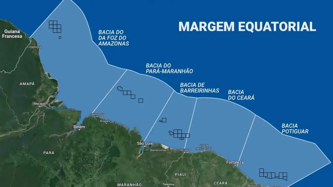 A Margem Equatorial é considerada pelo setor como uma das últimas grandes fronteiras de exploração de petróleo do Brasil.
