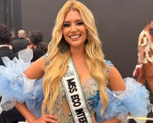Imagem da notícia Miss Brasil sofre queda no palco após ficar em 5º lugar em concurso realizado no Egito