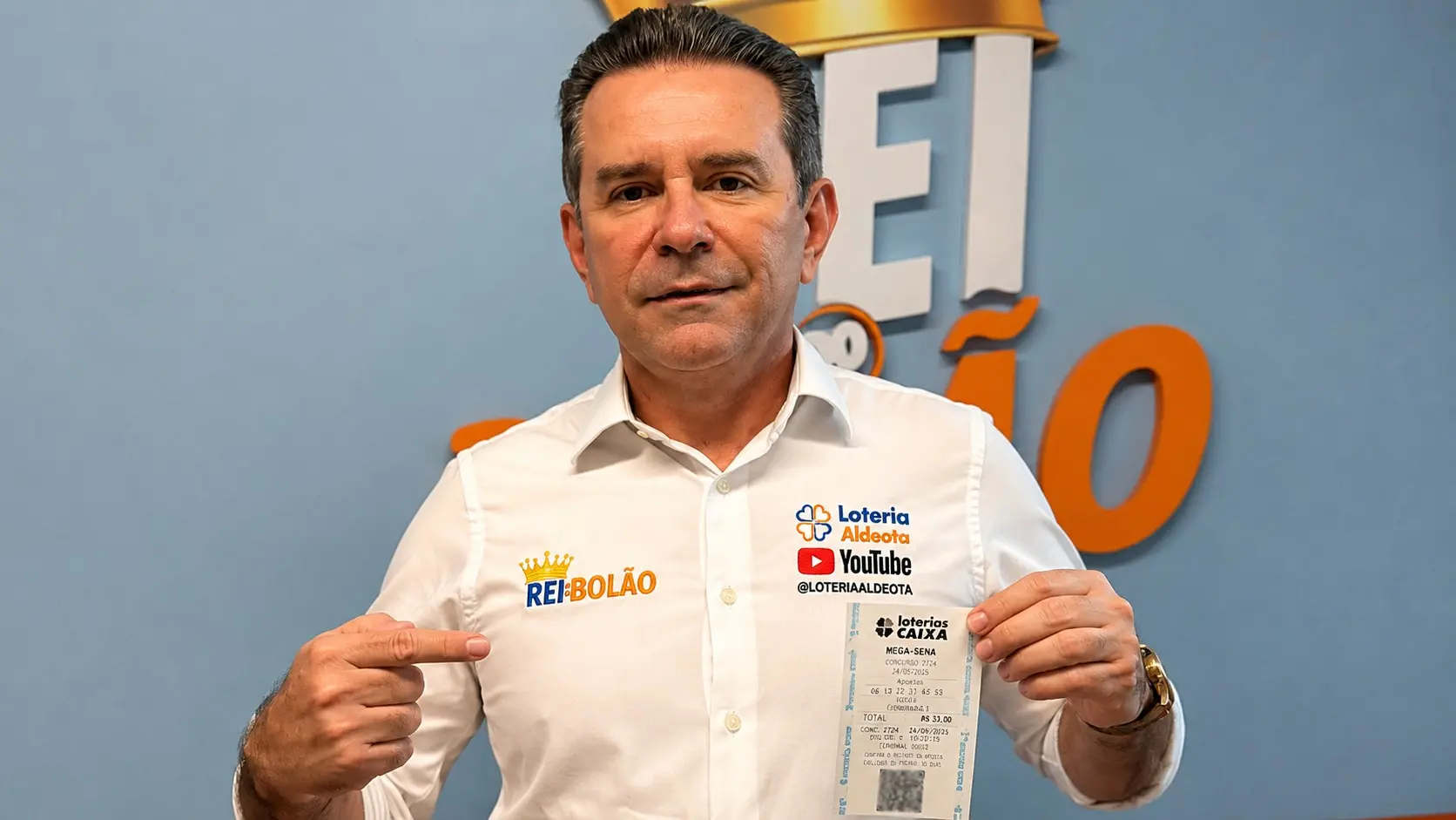 Imagem da notícia Dono de lotérica em Fortaleza ganha R$ 1,68 mi na Mega-Sena e revela estratégia para ganhar 