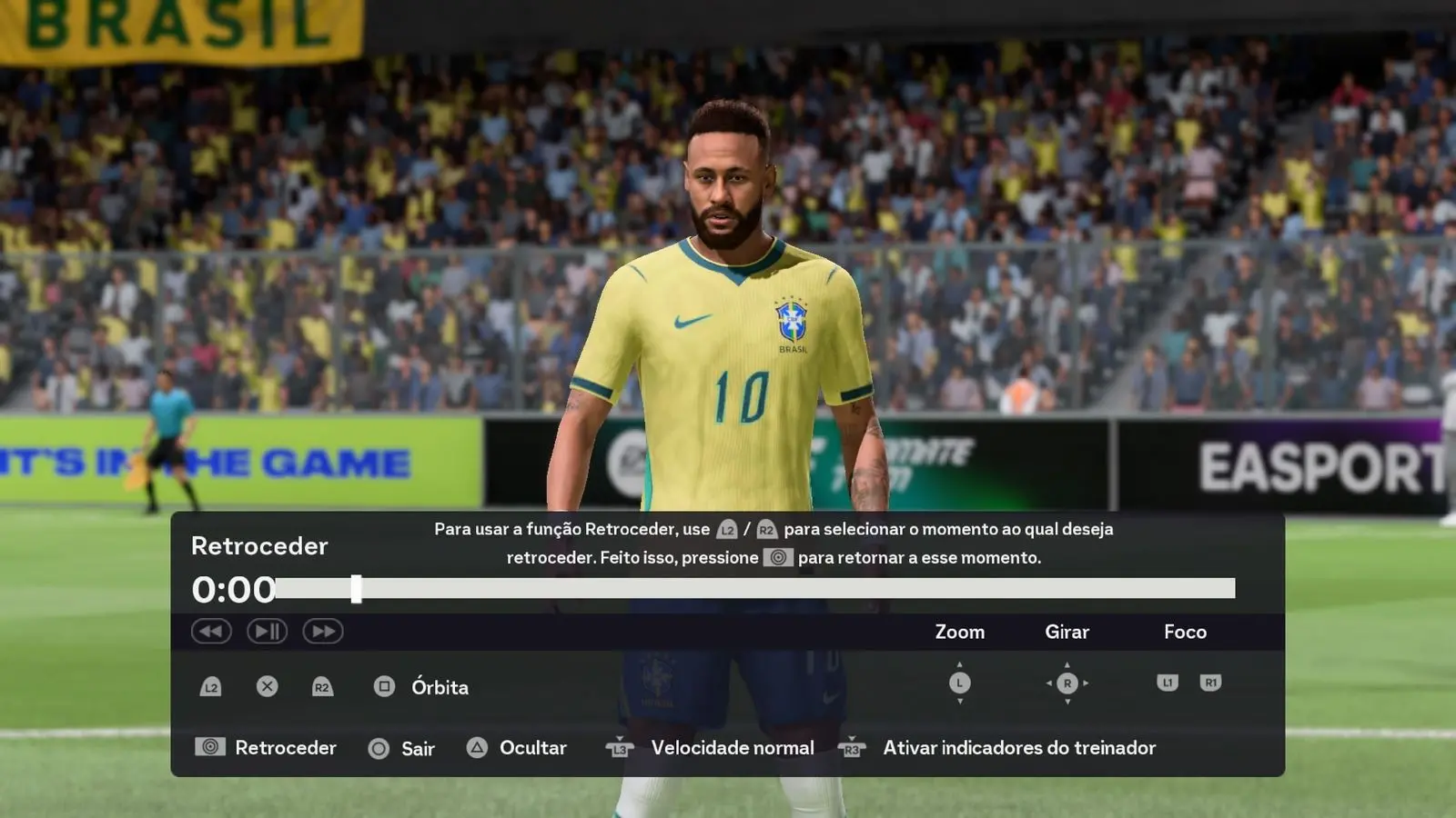 Versão do atacante Neymar disponível no EA FC