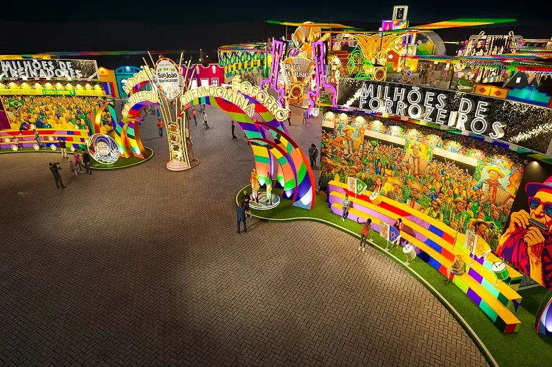 Arena de Shows será palco para transmissão dos jogos.