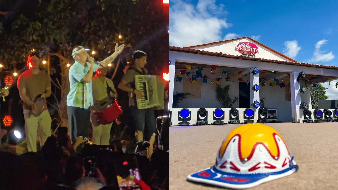 Casa avós de João Gomes, localizada em Serrita (PE), foi transformada em palco na capital cearense.