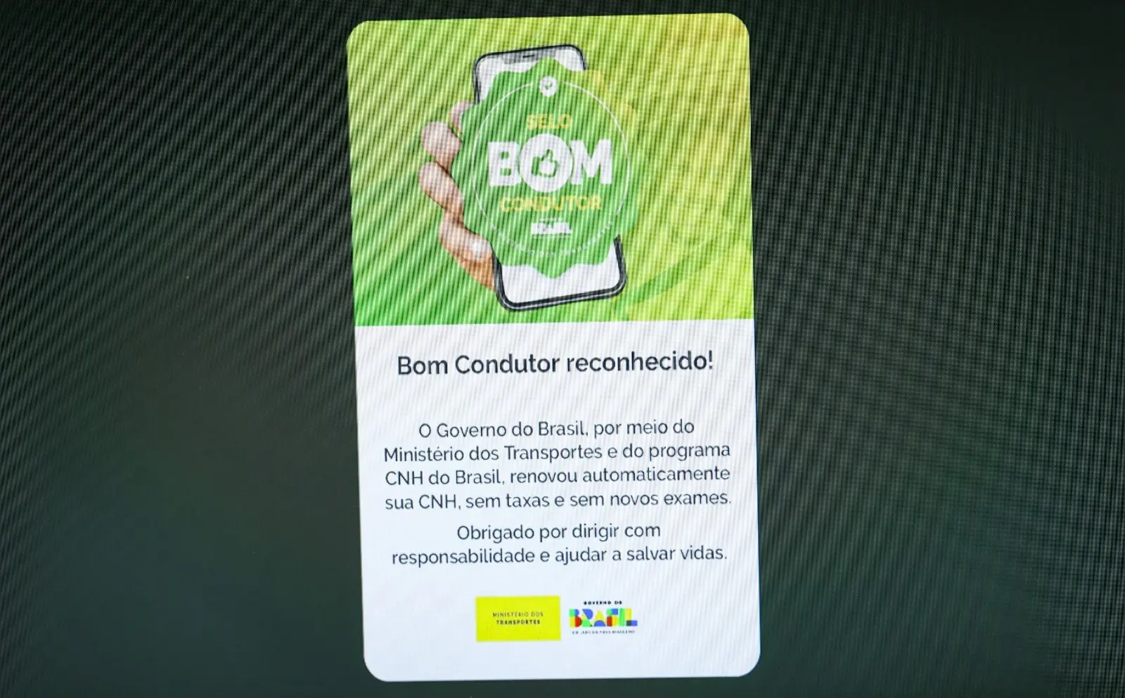 Imagem da notícia Lula sanciona lei que renova automaticamente CNH de bons condutores
