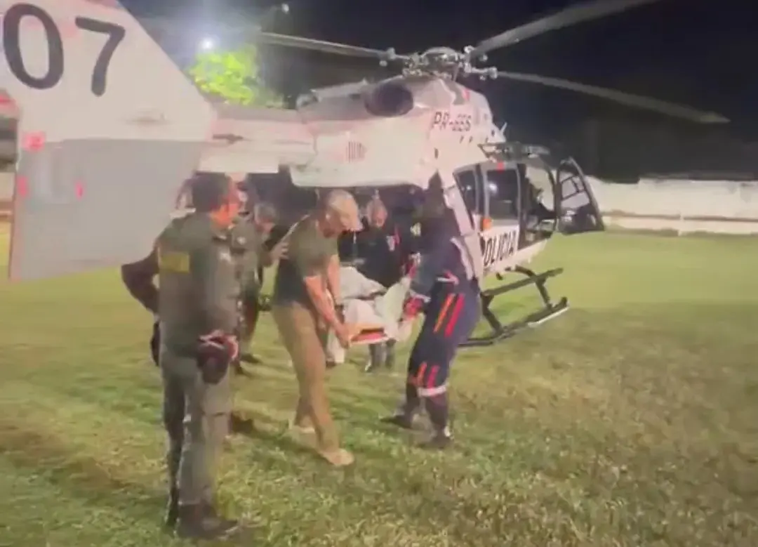 socorro policial aeronaveo helicoptero.