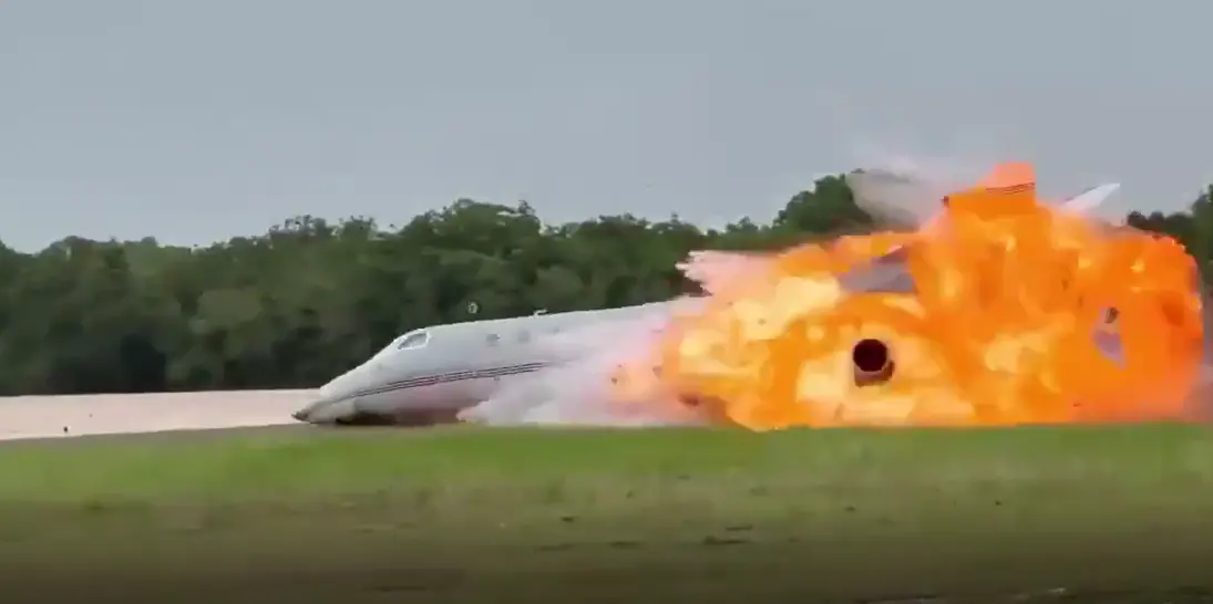 Jatinho que explodiu na Republica Dominicana.