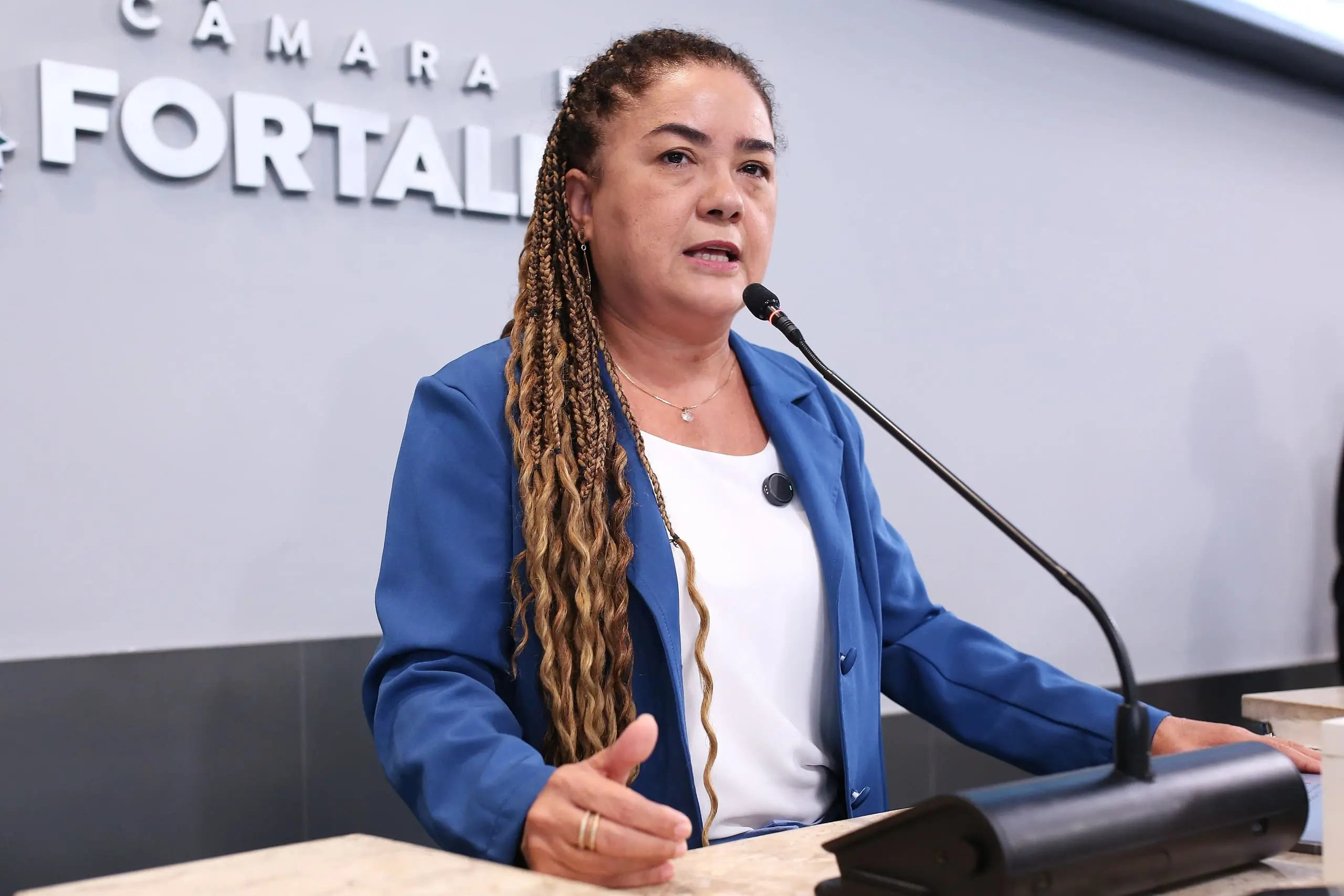 Foto da vereadora Adriana Almeida (PT), de Fortaleza.