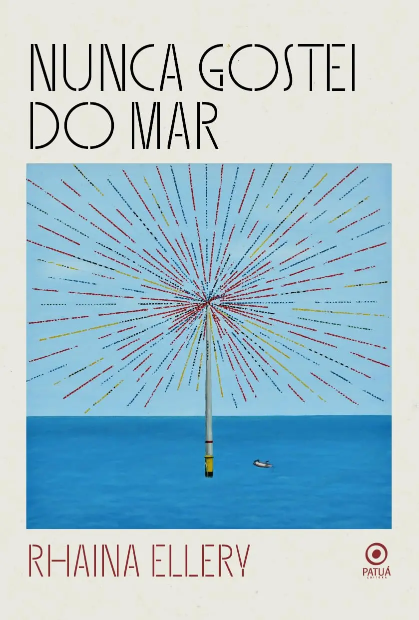 Imagem de capa do livro Nunca Gostei do Mar, de Rhaina Ellery.
