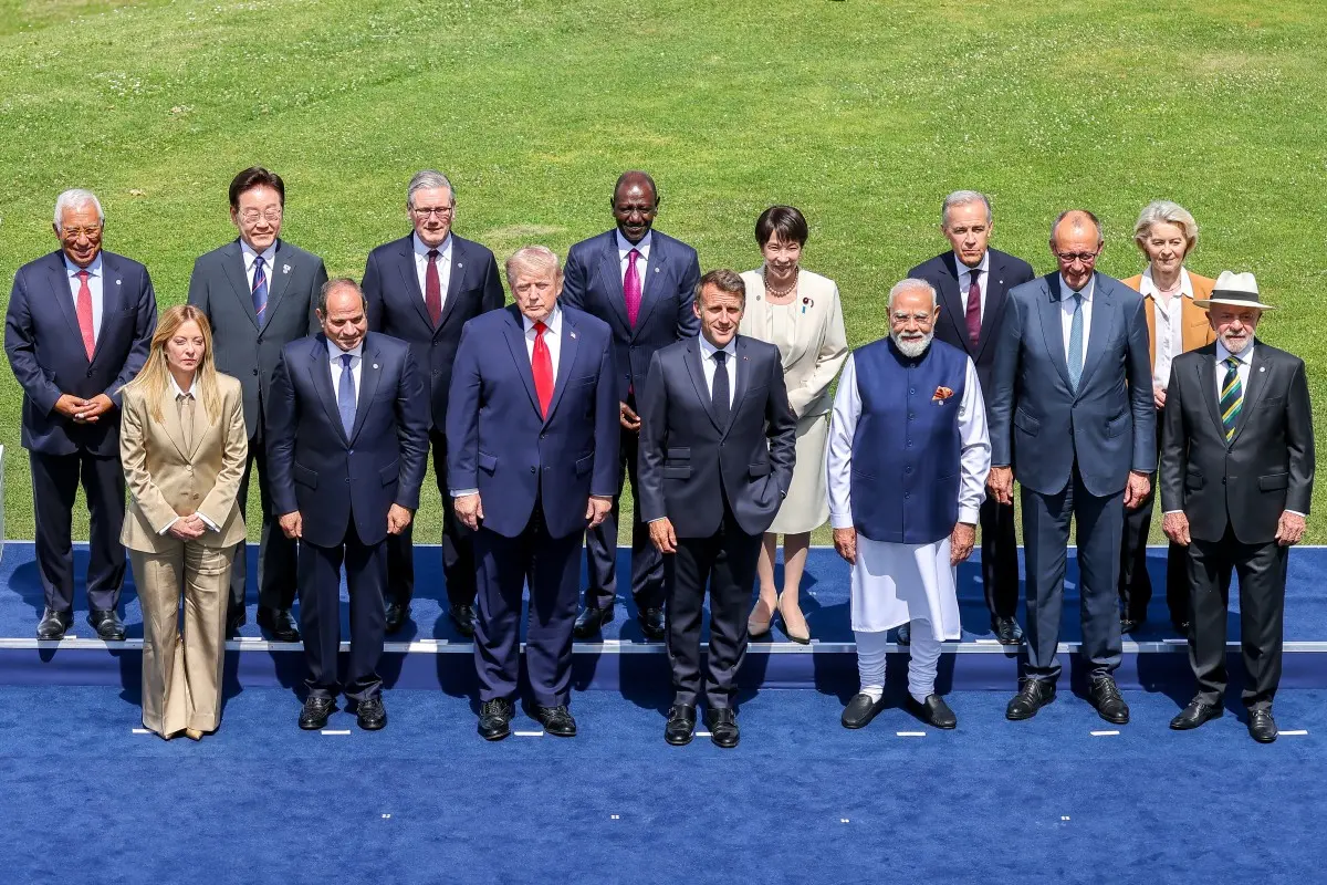 Imagem da notícia Lula e Trump têm breve interação social em evento da cúpula do G7 na França