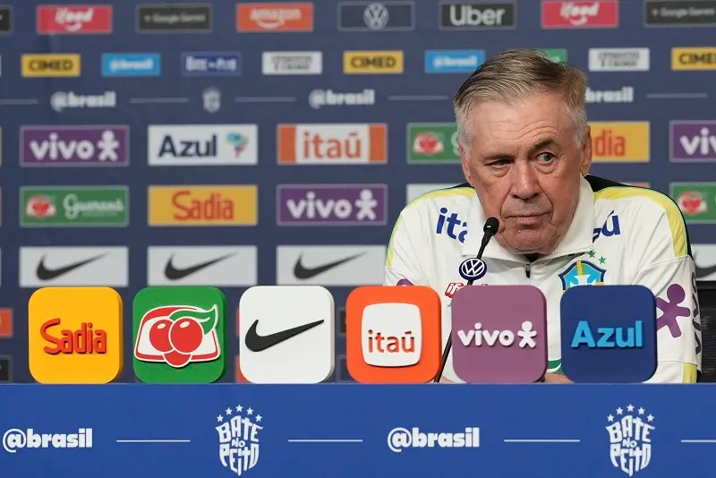 Imagem da notícia Brasil x Haiti: Ancelotti destaca qualidade dos haitianos antes de jogo da Copa