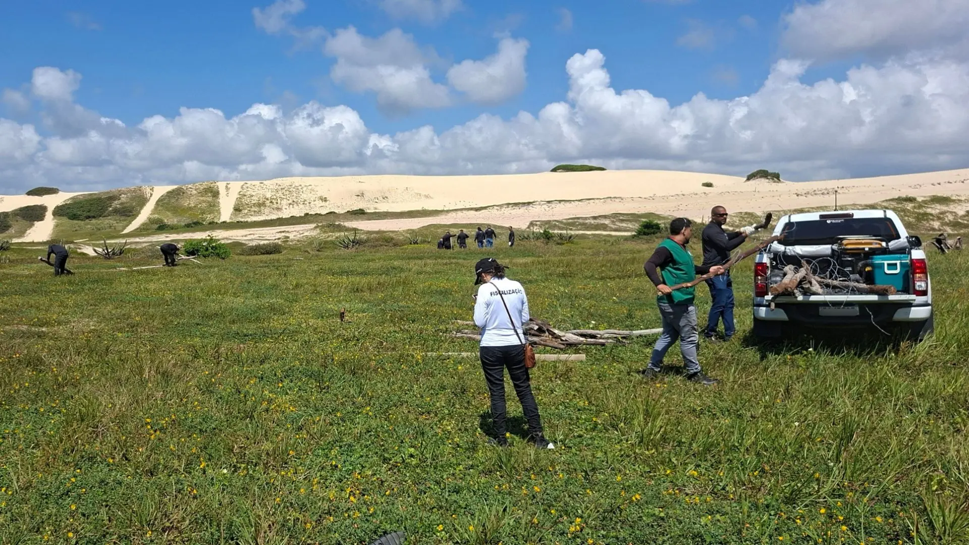 Foto das dunas da Sabiaguaba.