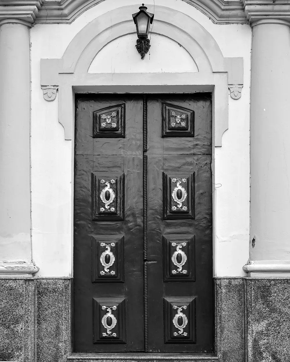 Porta de edificação no Crato, no Cariri.