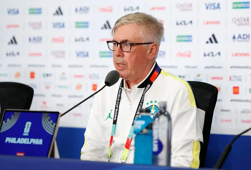 Imagem da notícia Ancelotti após vitória do Brasil diante do Haiti: 'Poderíamos marcar mais gols'