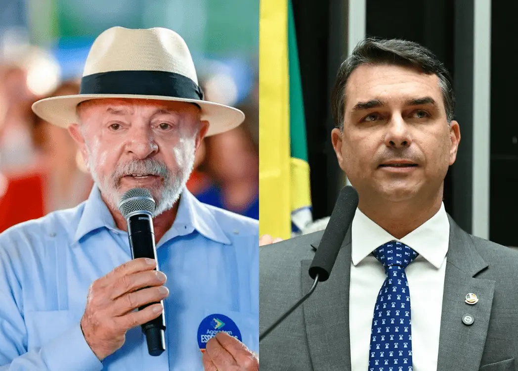 Imagem da notícia Datafolha: Lula tem 47%, e Flávio, 43%, nas intenções de voto para o segundo turno