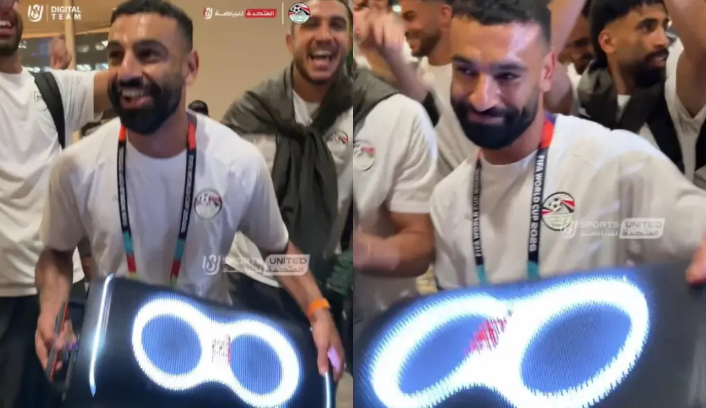 Imagem da notícia Vídeo: Salah dança no vestiário após vitória histórica do Egito e recorde em Copas