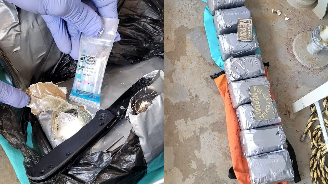 Imagem da notícia PF apreende 43 kg de cocaína escondidos em navio no Porto do Mucuripe