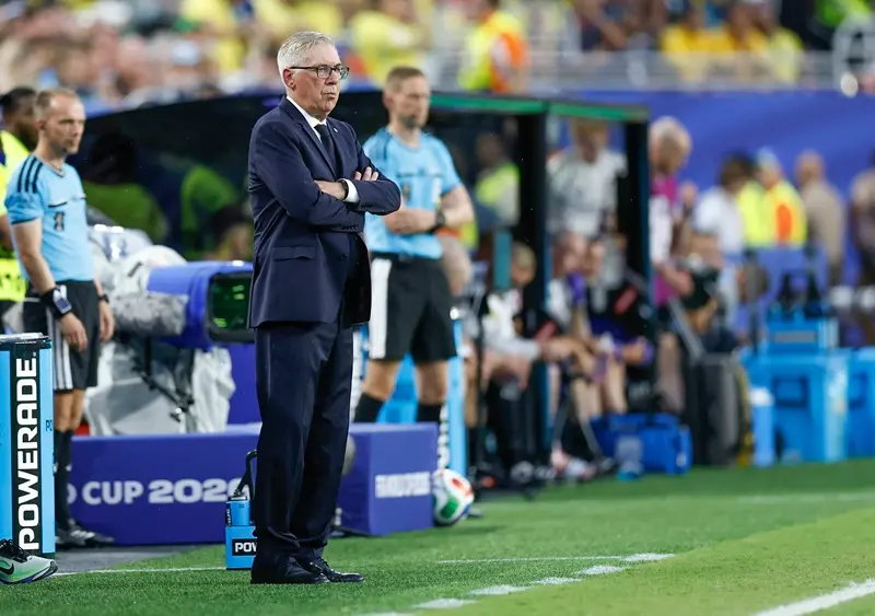 Imagem da notícia Ancelotti destaca evolução do Brasil e retorno de Neymar após vitória na Copa