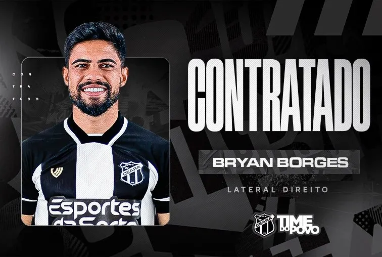 Bryan Borges é o novo reforço do Ceará para a temporada de 2026