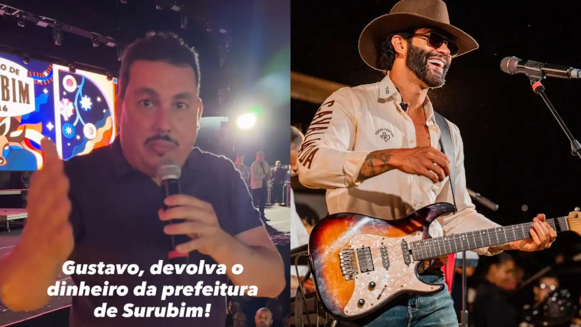 Imagem da notícia ‘Devolva o dinheiro’: Gusttavo Lima cancela show e revolta prefeito de cidade pernambucana