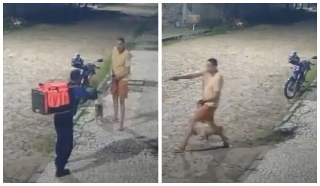 Imagem da notícia Motoboy é agredido e baleado por sargento da PM ao tentar fazer entrega no bairro Papicu