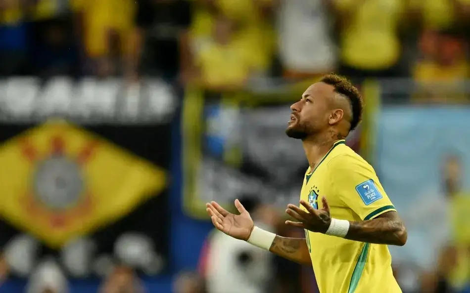 Neymar em ação pela Seleção Brasileira