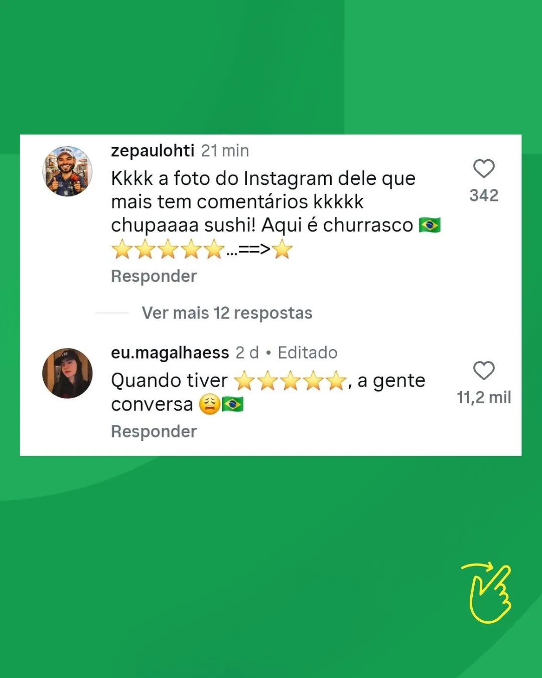 Brasileiros lotam perfil com comentários de zoação ao jogador japonês que menosprezou a Seleção.