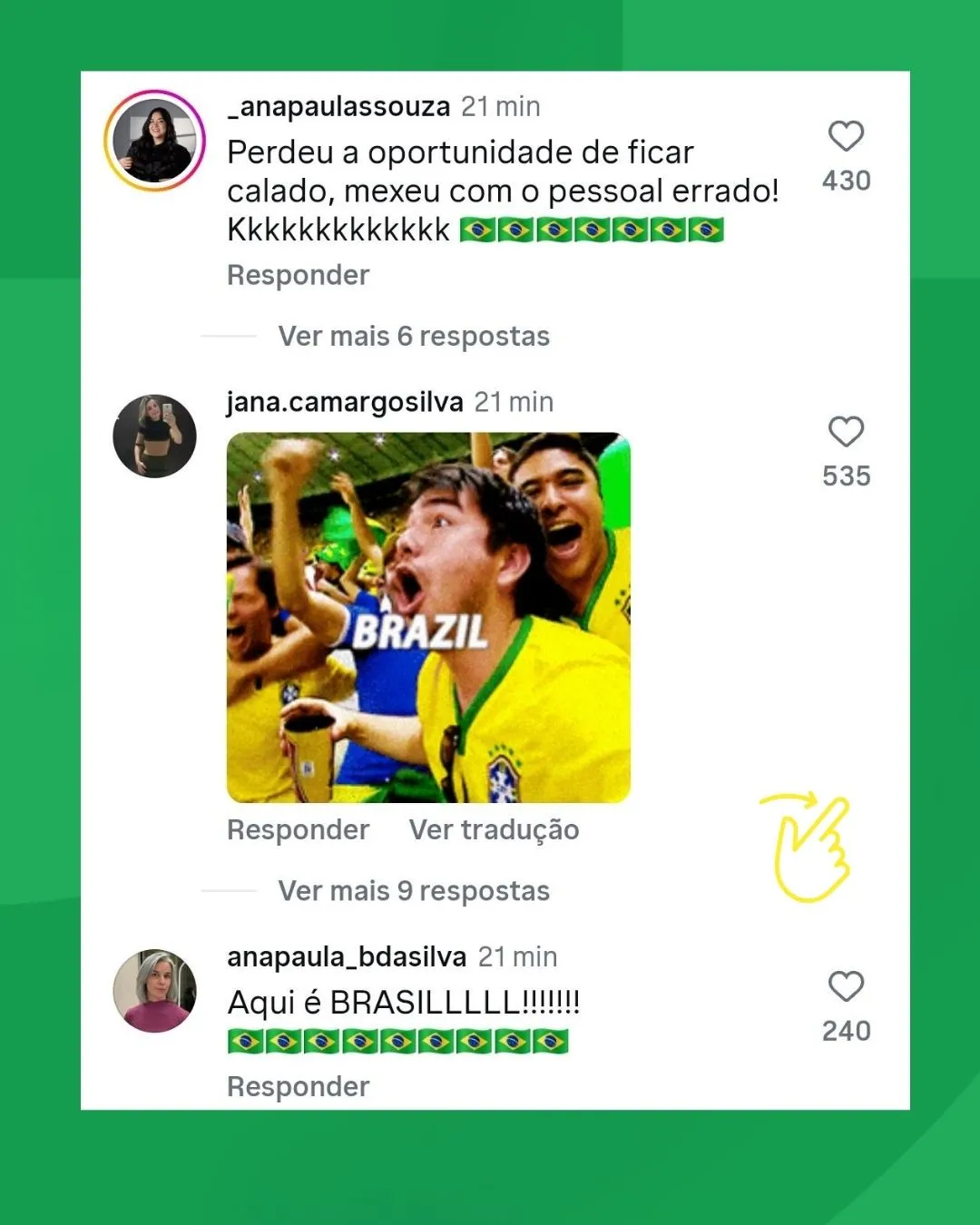 Brasileiros lotam perfil com comentários de zoação ao jogador japonês que menosprezou a Seleção.