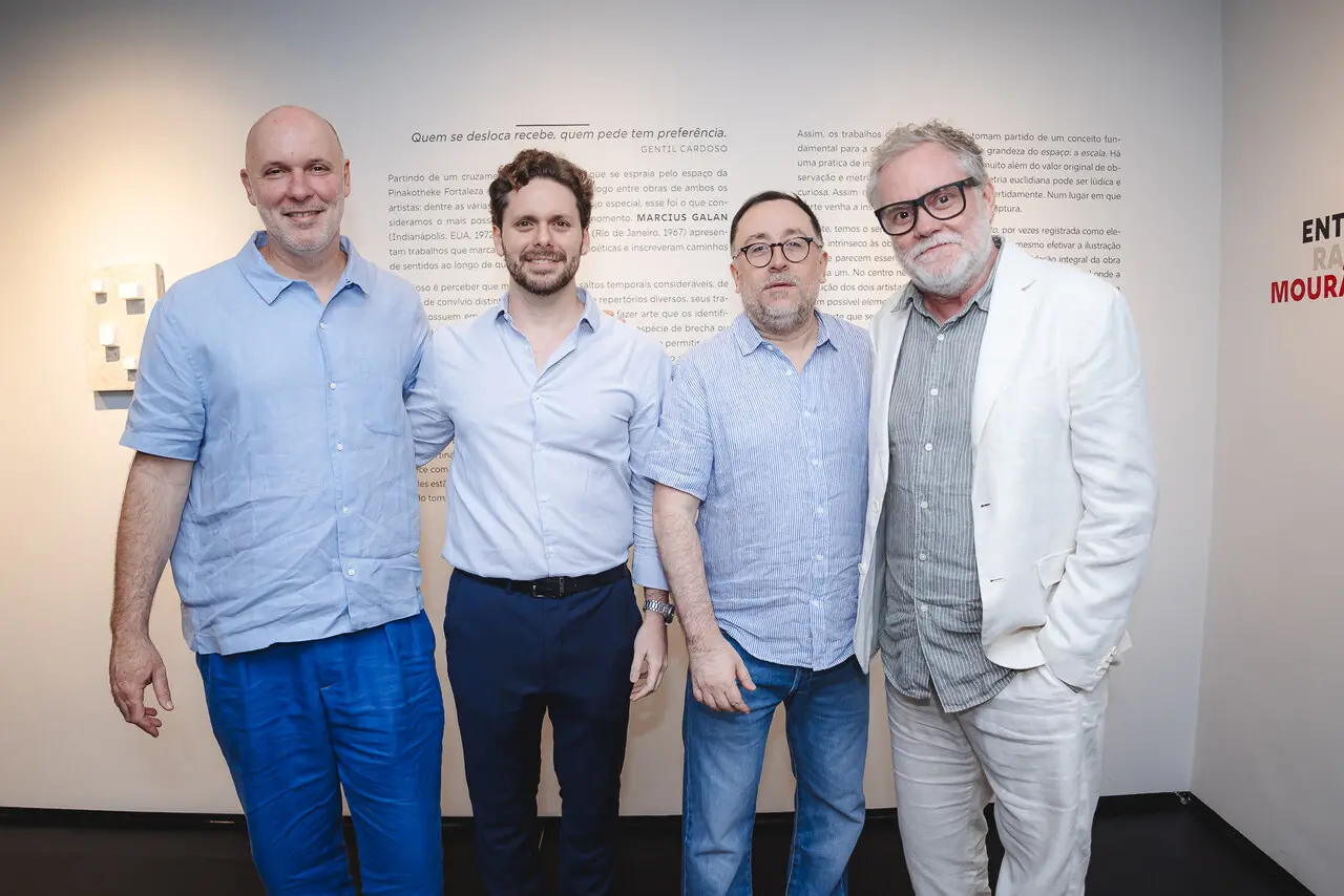 Imagem da notícia CAPTEI: Pinakotheke Fortaleza inaugura mostra com Marcius Galan e Raul Mourão