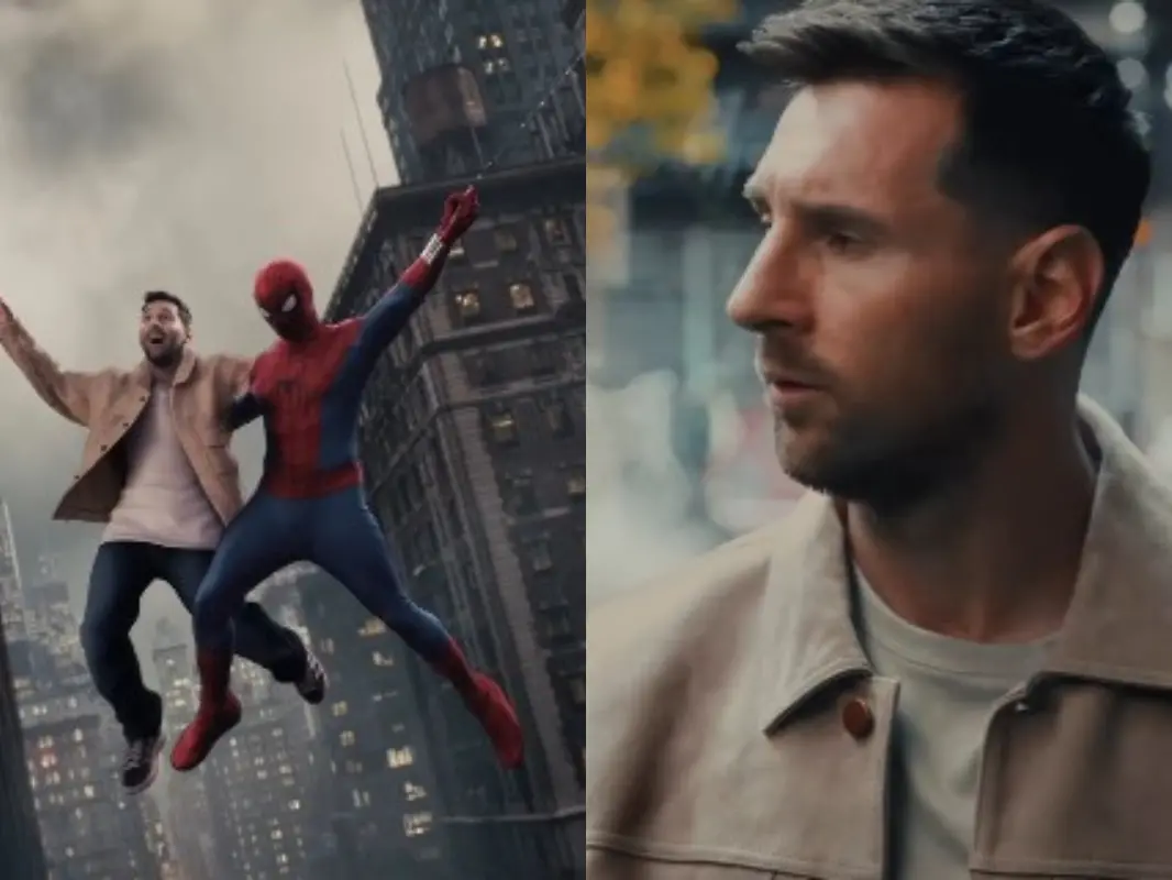 Imagem da notícia Messi aparece em nova campanha do filme 'Homem-Aranha: Um Novo Dia'