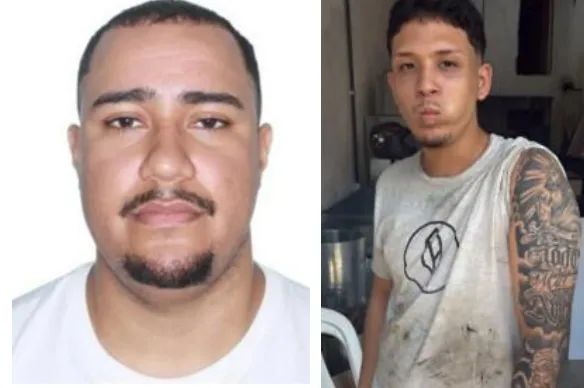 Suspeitos presos em flagrante.