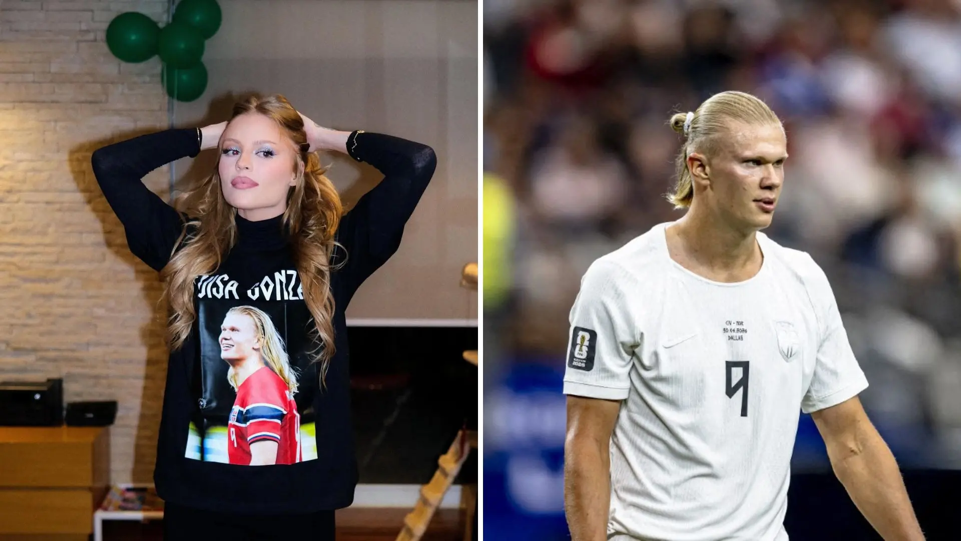 Imagem da notícia Luiza Sonza e Haaland viram meme nas redes sociais dias antes de jogo do Brasil; entenda