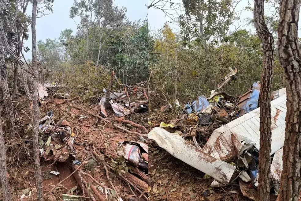 Imagem da notícia Avião de pequeno porte cai e deixa dois mortos em Campo Grande