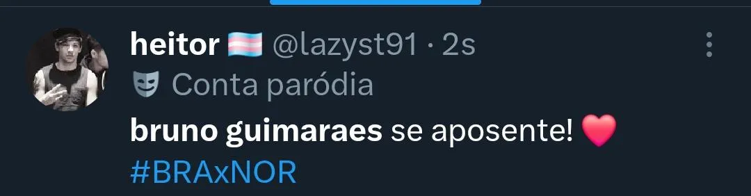 Torcida lamenta pênalti perdido por Bruno Guimarães.