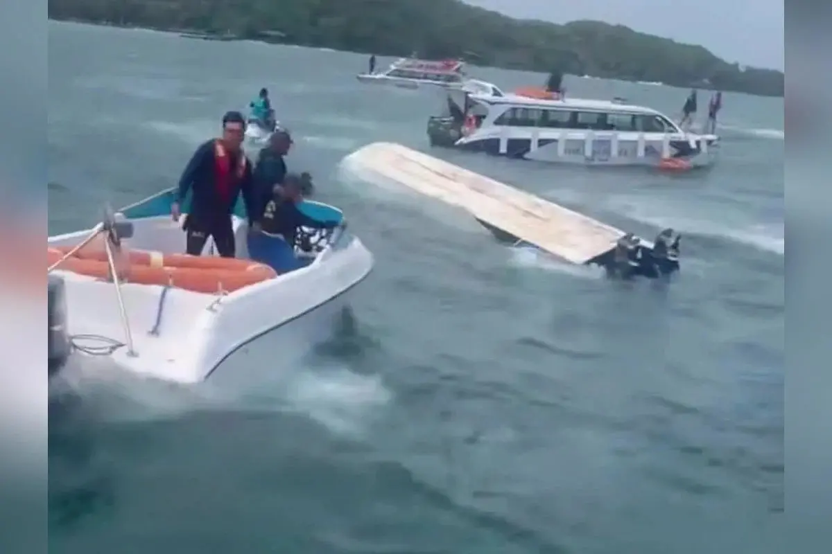 Imagem da notícia Acidente com lancha no Vietnã deixa 15 turistas mortos