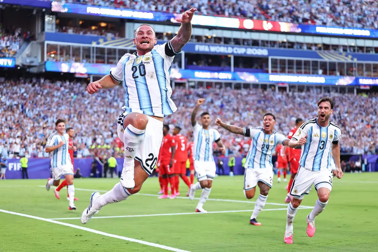 Mac Allister abriu o placar cedo para a Argentina
