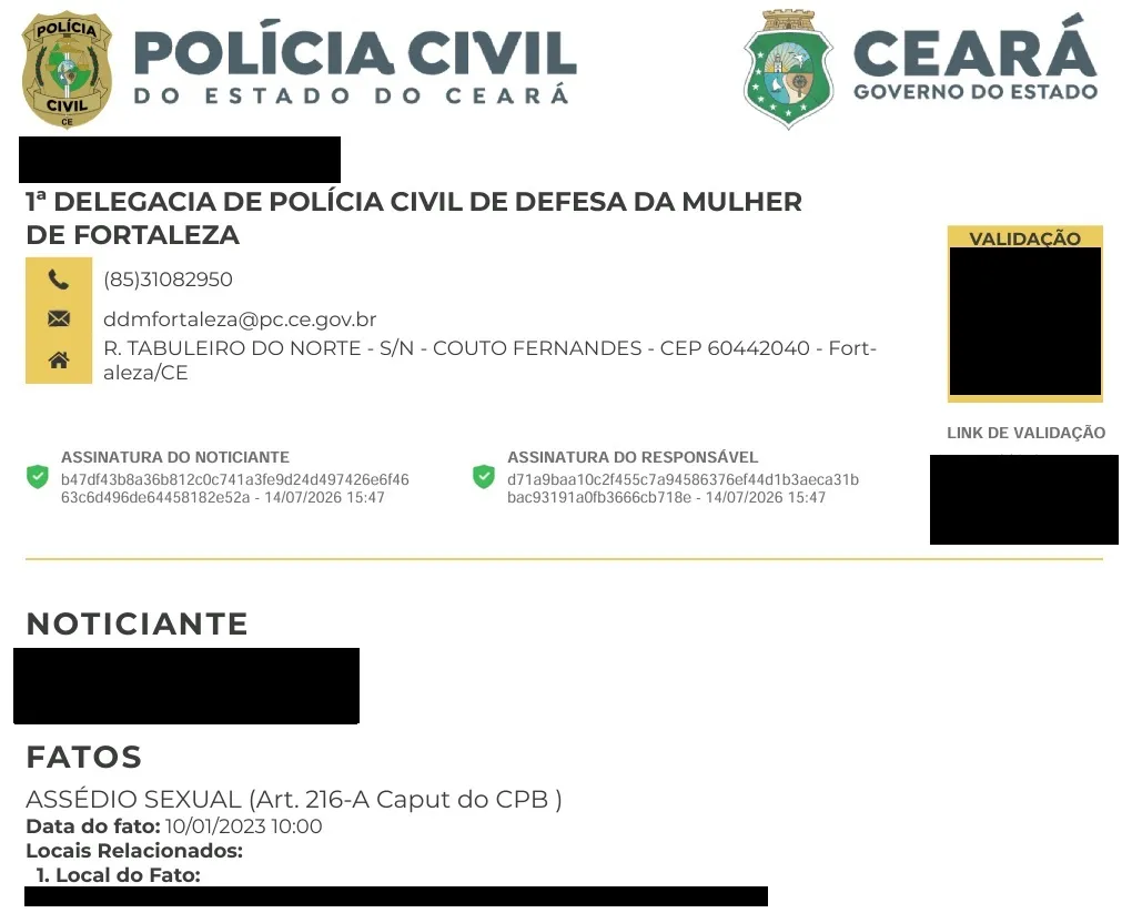 Vítimas relataram o caso à Polícia Civil nessa terça-feira (14)