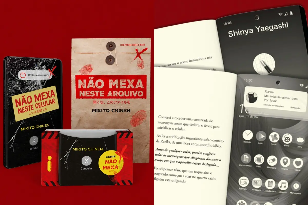Imagem da notícia Livro de terror torna o leitor um investigador ao usar formatos de celular e pasta de arquivos