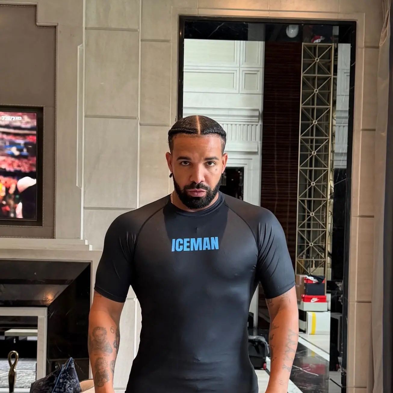 Imagem da notícia Com fama de pé-frio, Drake aposta quase R$ 8 milhões em vitória da Argentina na Copa do Mundo