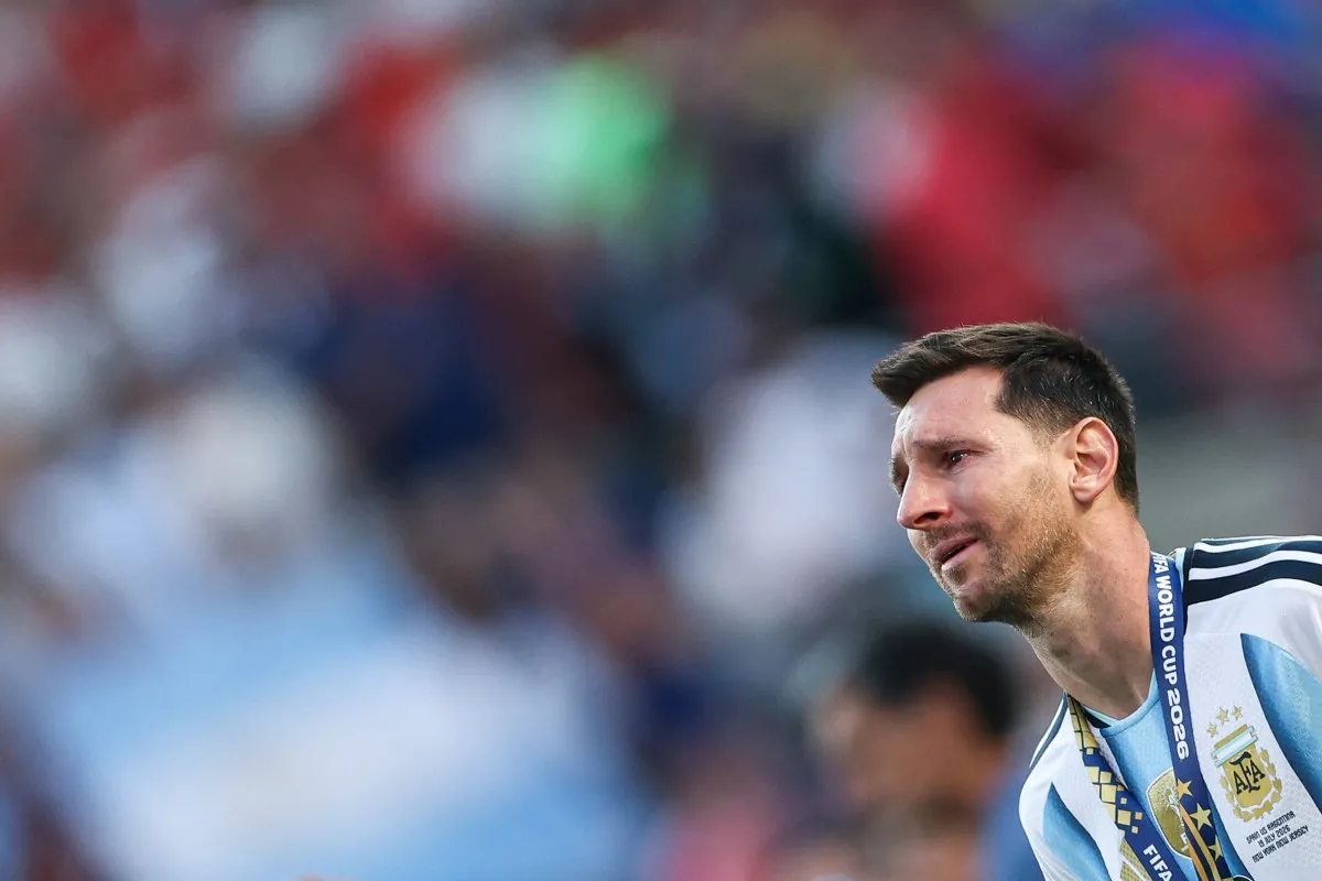 Messi, camisa 10 da Argentina.