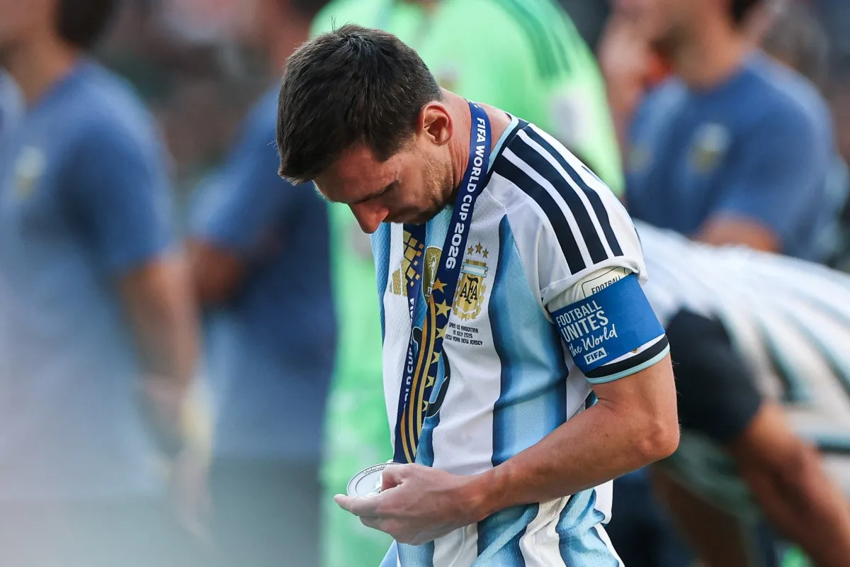 Messi, camisa 10 da Argentina.