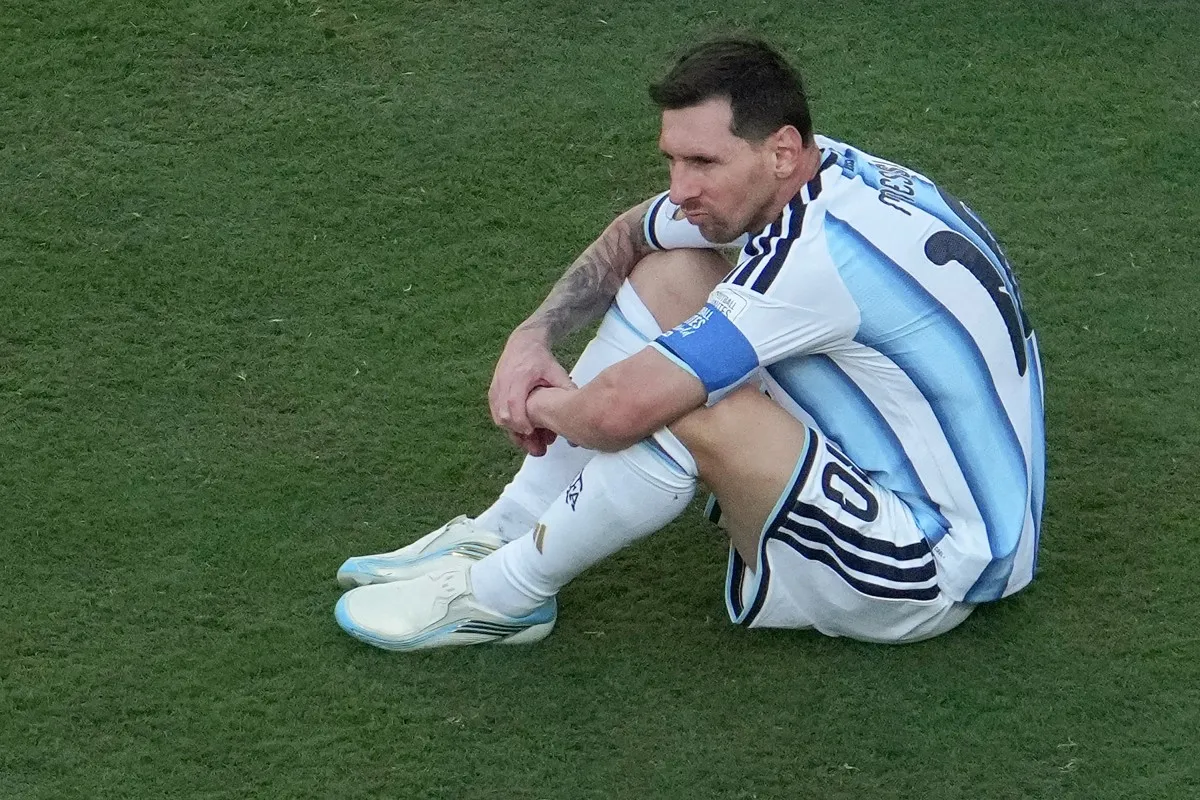 Messi, camisa 10 da Argentina.