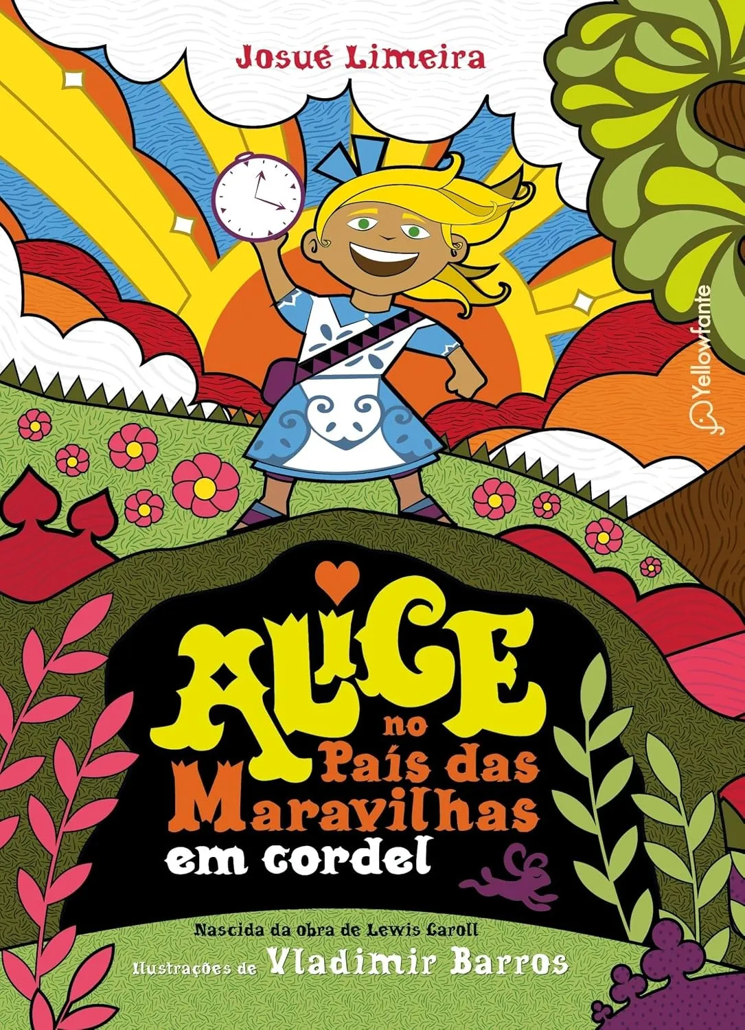 A releitura se mantém fiel ao enredo original de Lewis Carroll.