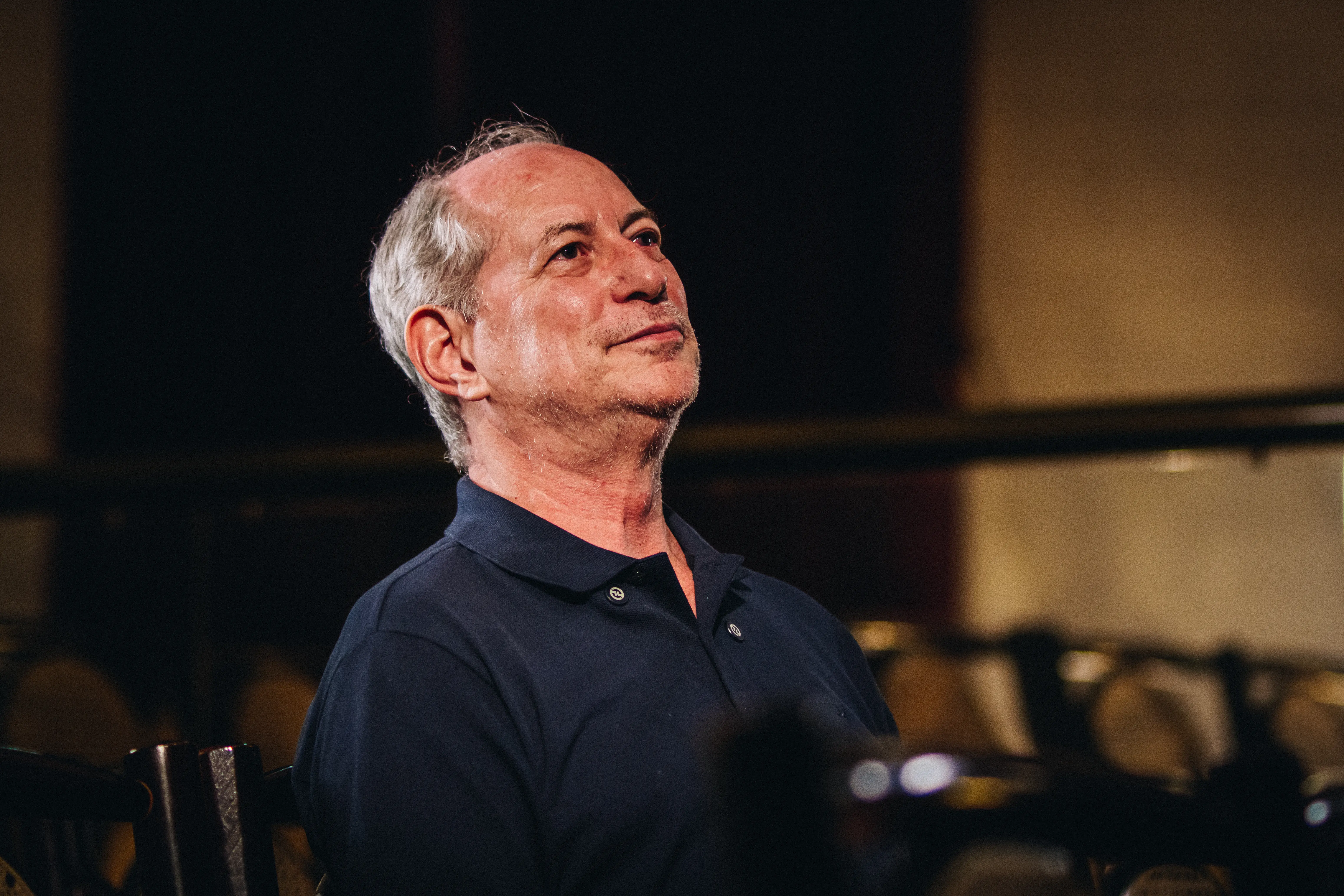Ciro Gomes durante entrevista ao PontoPoder no Theatro São João.